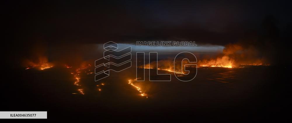 Aliseda Fire Destroys Homes in Las Vinas de la Mata - Spain