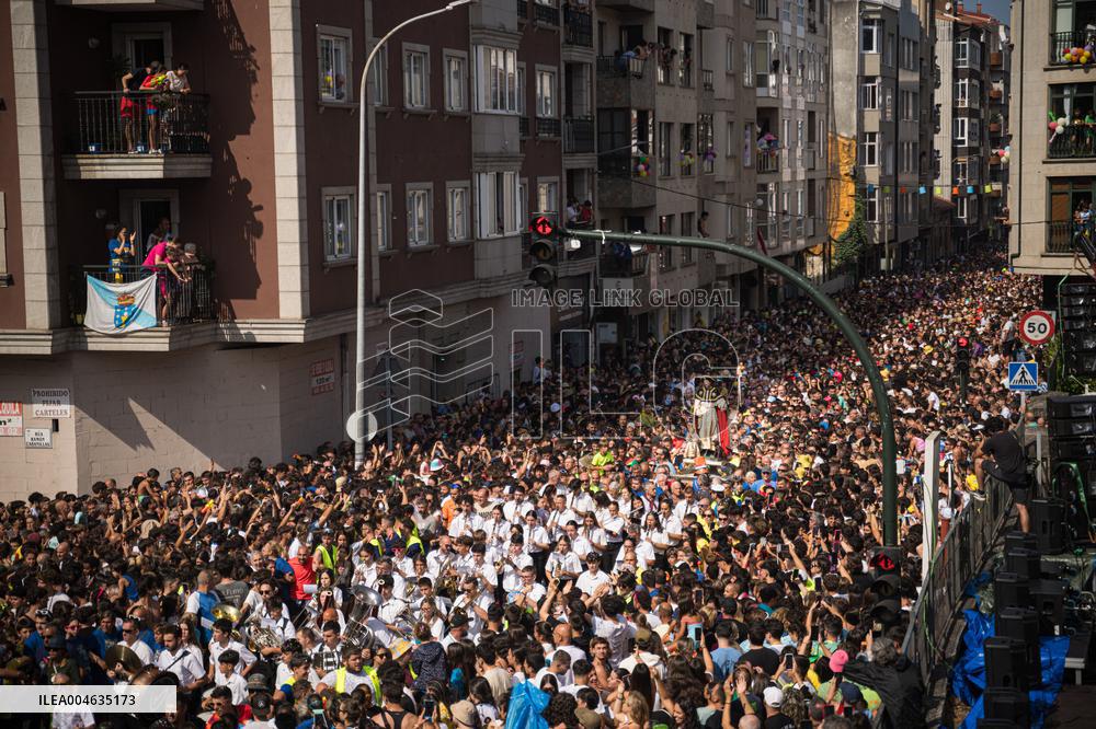 Water Festival in Vilagarcía de Arousa - Spain