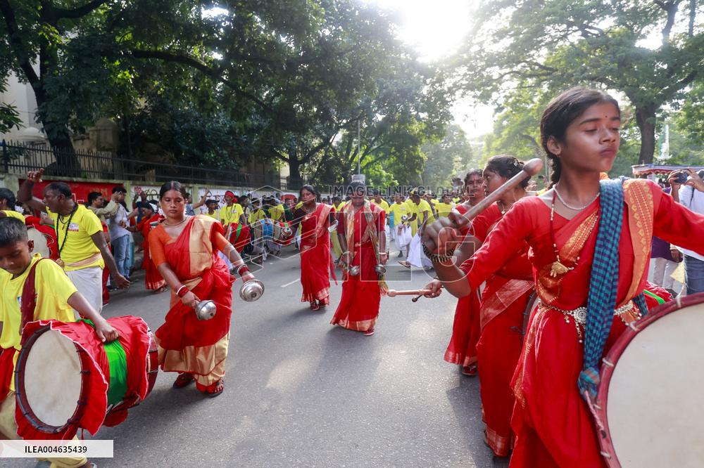 Hindus Celebrate The Birth of Hindu God Lord Krishna - Dhaka