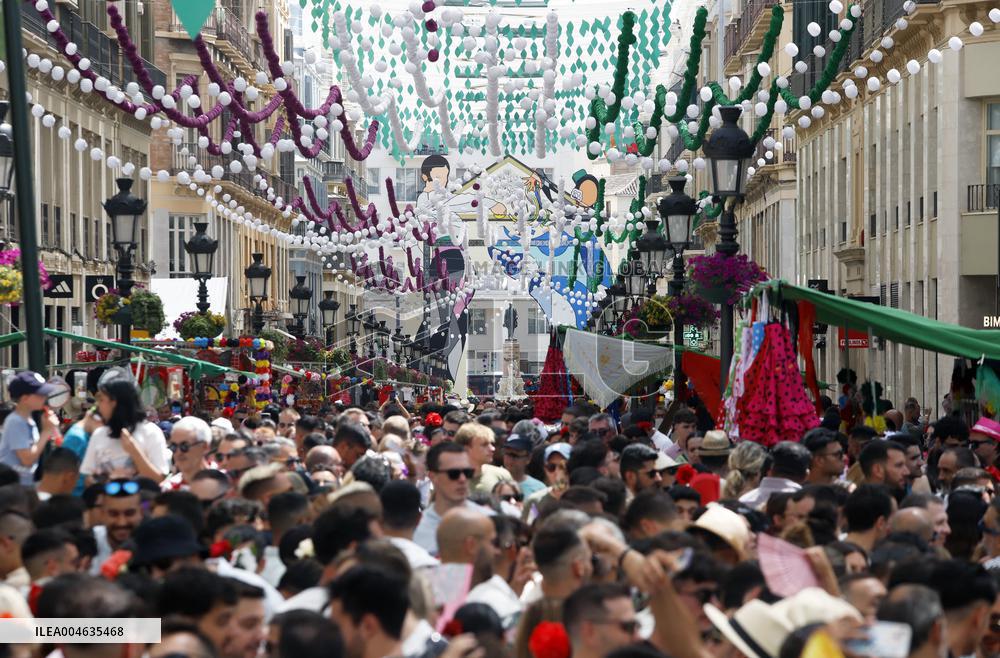 Downtown Fair in Malaga - Spain