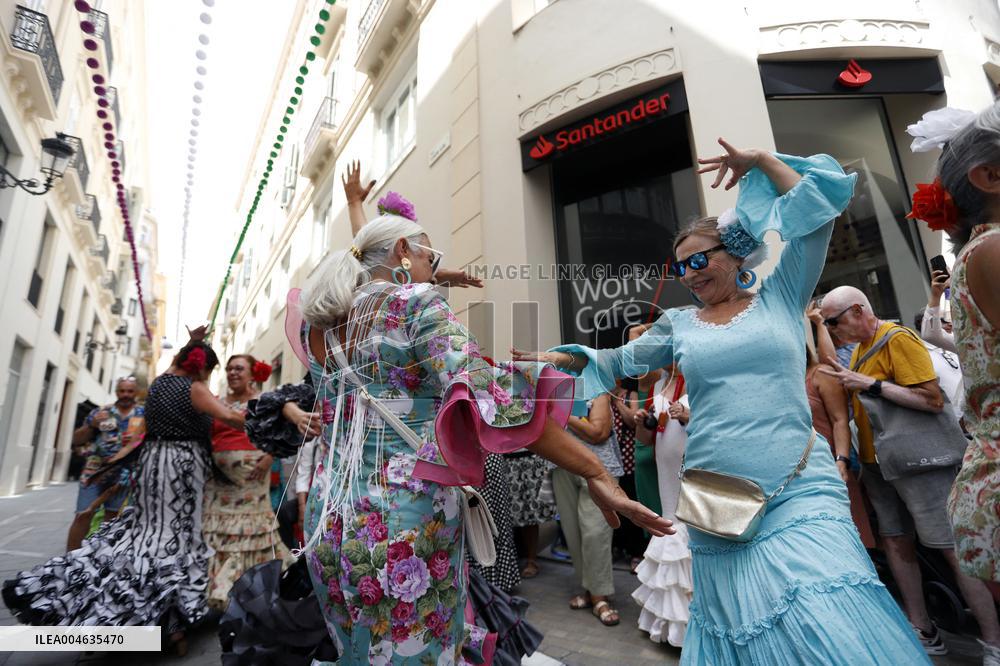 Downtown Fair in Malaga - Spain