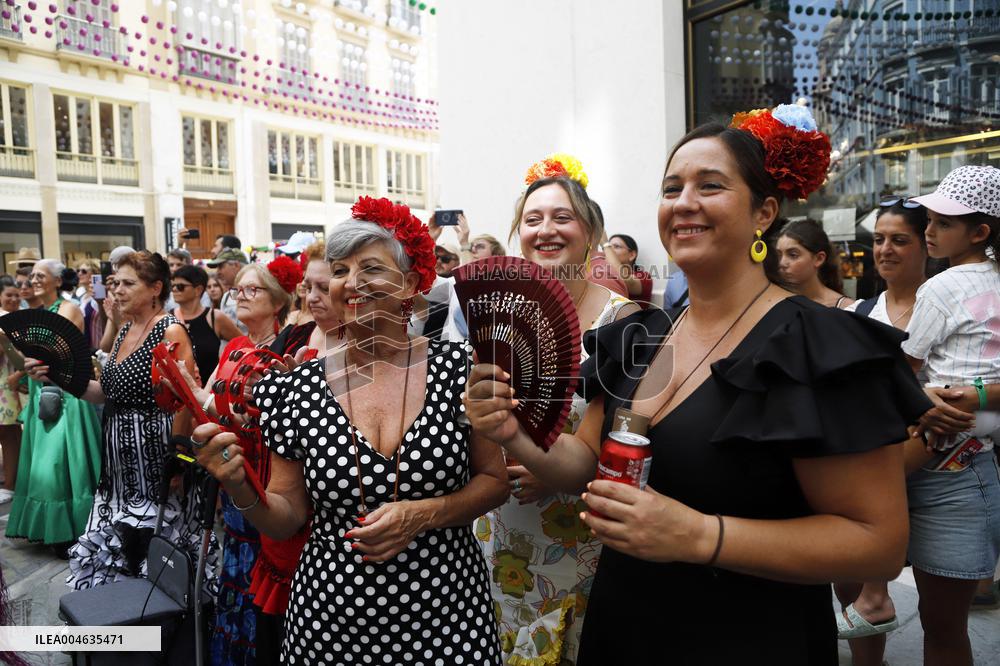 Downtown Fair in Malaga - Spain