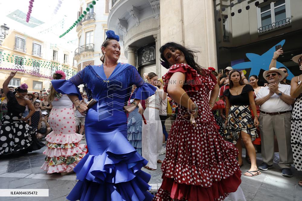 Downtown Fair in Malaga - Spain
