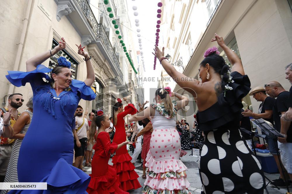 Downtown Fair in Malaga - Spain