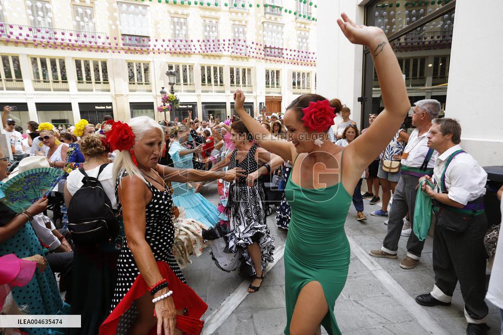 Downtown Fair in Malaga - Spain