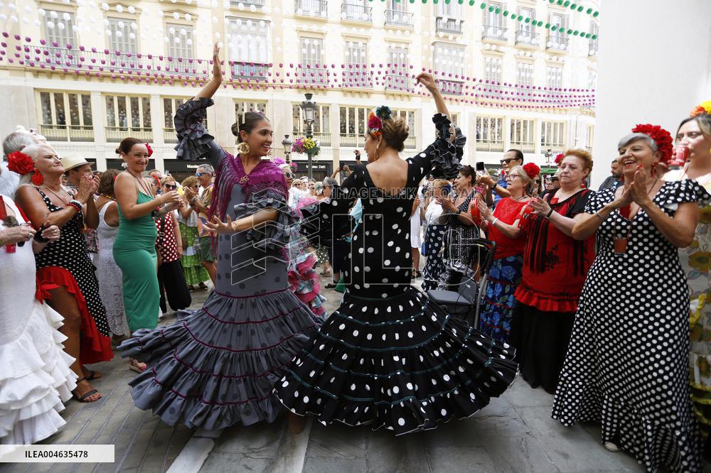 Downtown Fair in Malaga - Spain