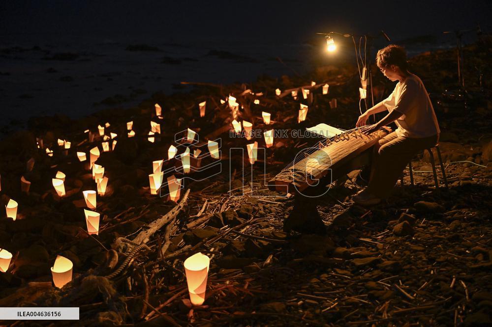 Memorial service for 3 sunken ships off Hokkaido in 1945