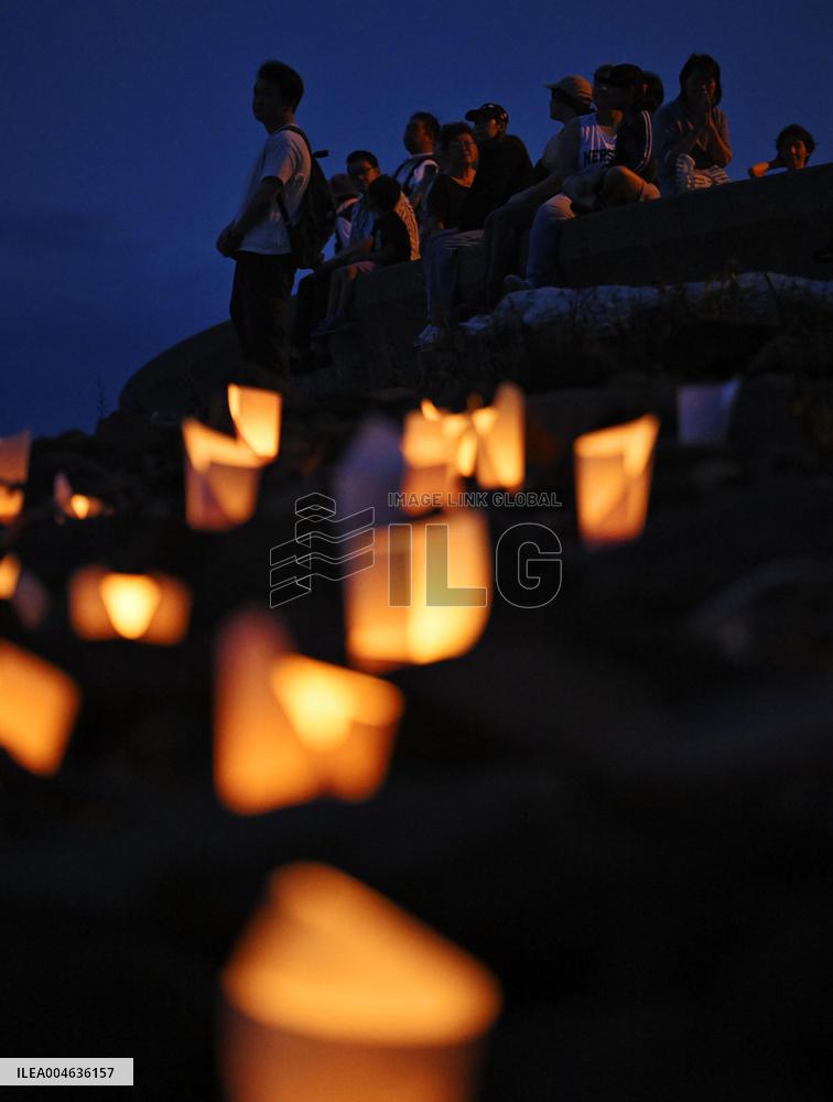 Memorial service for 3 sunken ships off Hokkaido in 1945