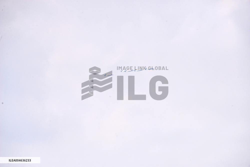 Flight Formation Exercise in Beijing