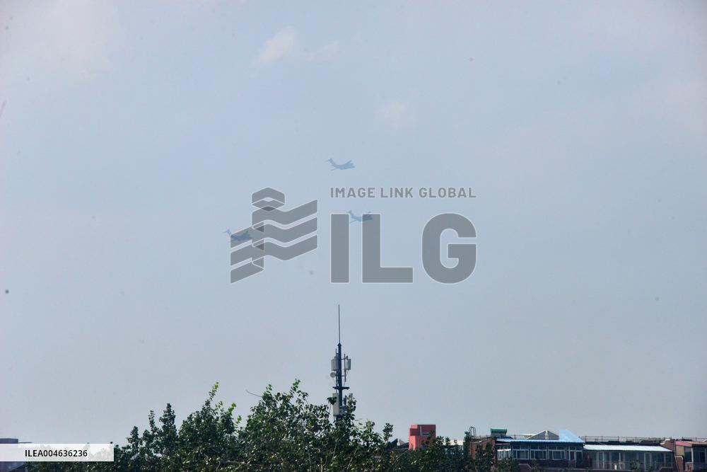 Flight Formation Exercise in Beijing