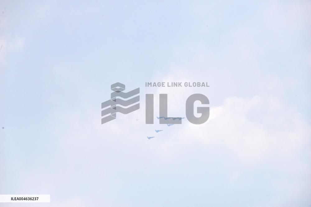 Flight Formation Exercise in Beijing