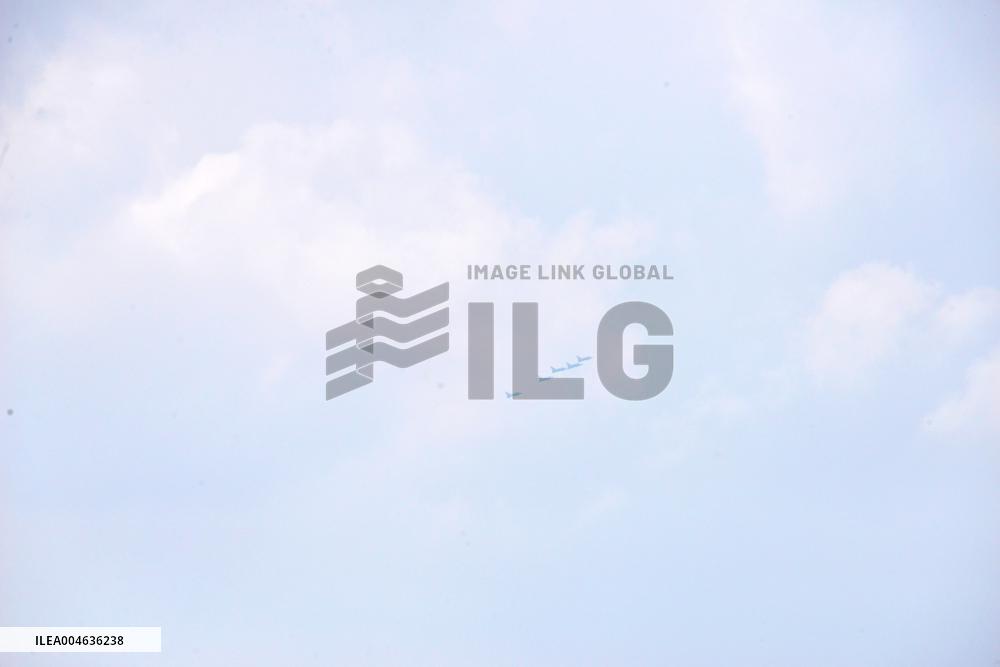 Flight Formation Exercise in Beijing