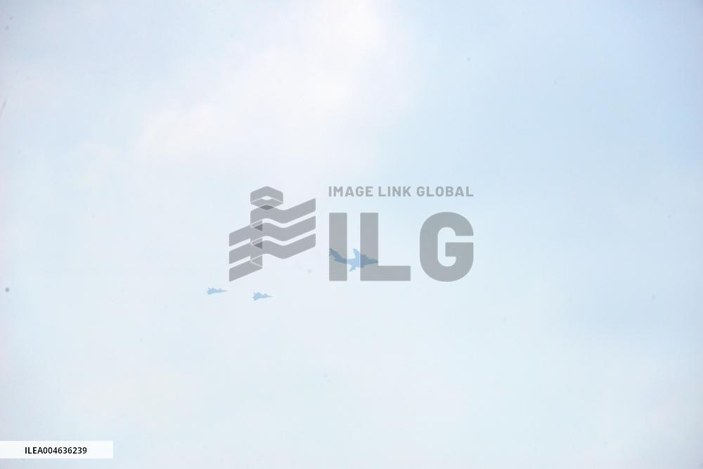 Flight Formation Exercise in Beijing