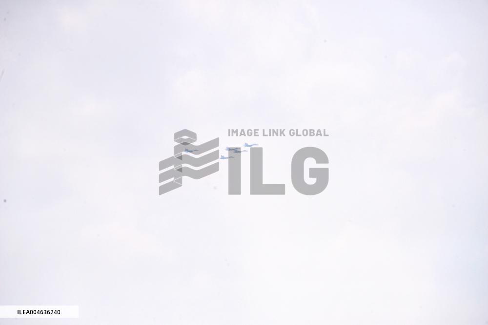 Flight Formation Exercise in Beijing