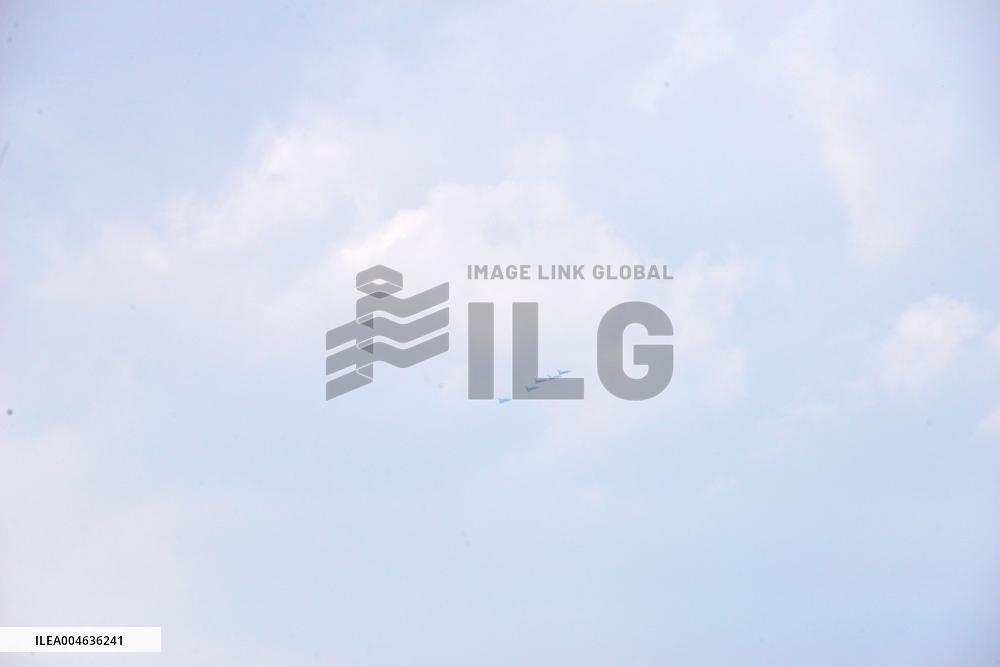 Flight Formation Exercise in Beijing