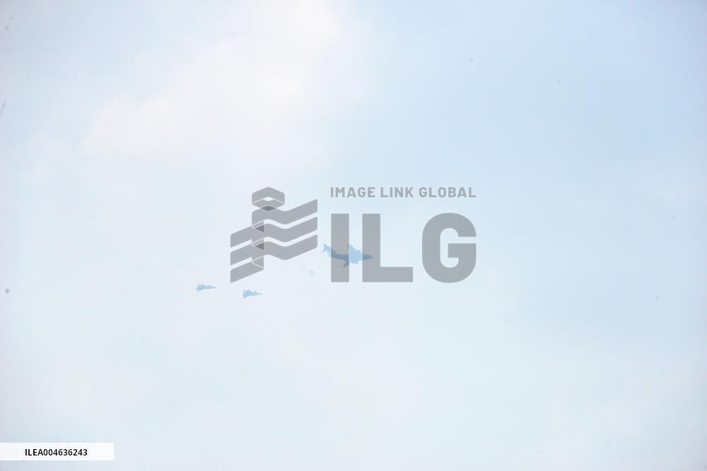 Flight Formation Exercise in Beijing