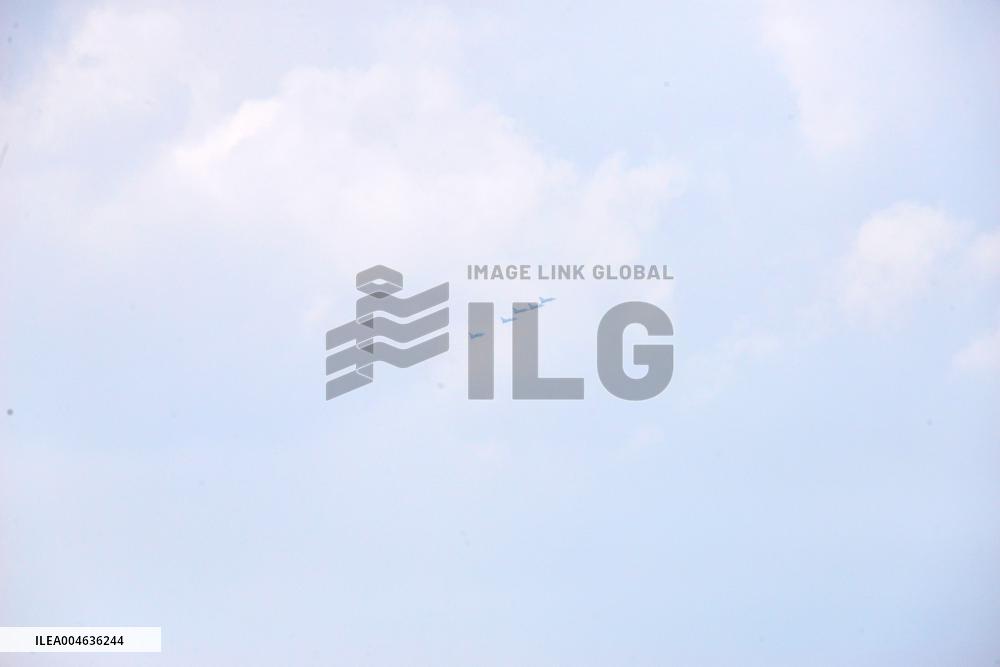 Flight Formation Exercise in Beijing