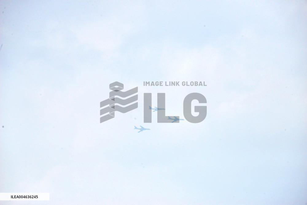 Flight Formation Exercise in Beijing