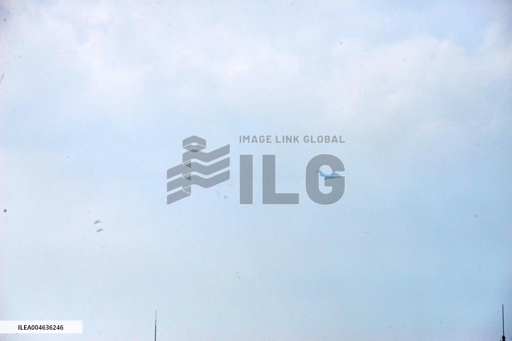 Flight Formation Exercise in Beijing