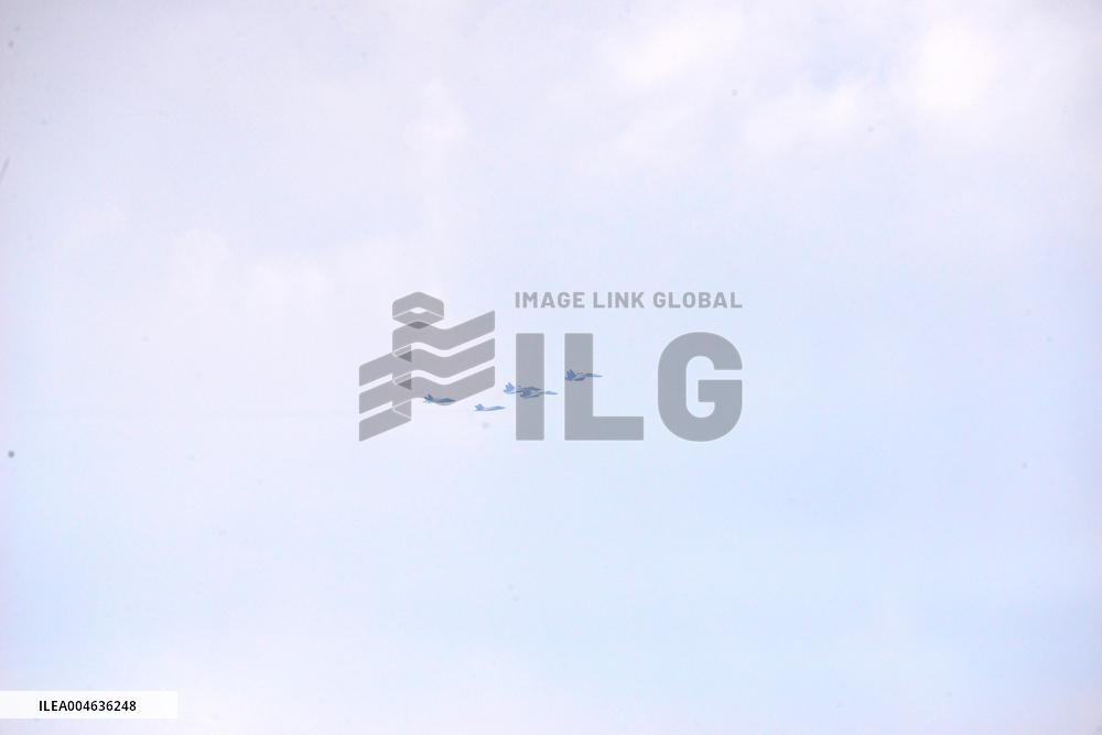 Flight Formation Exercise in Beijing