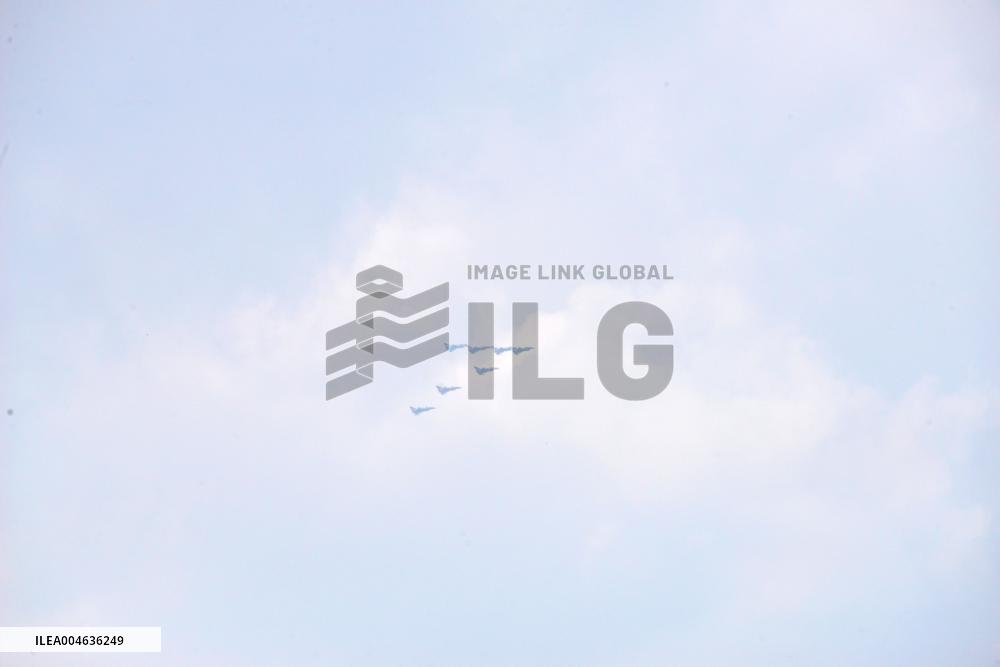 Flight Formation Exercise in Beijing