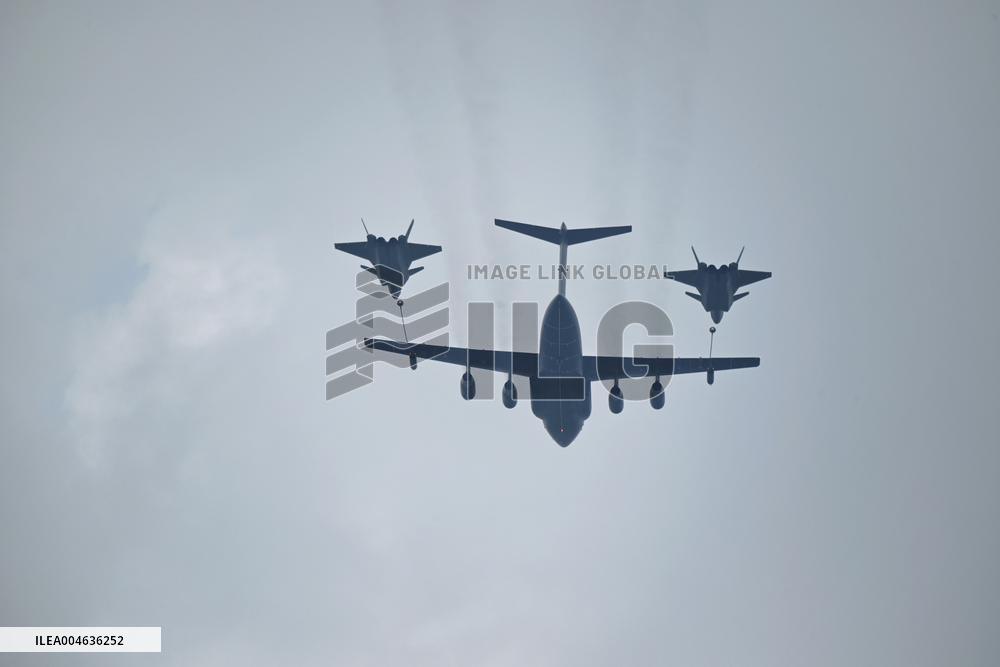 Flight Formation Exercise in Beijing