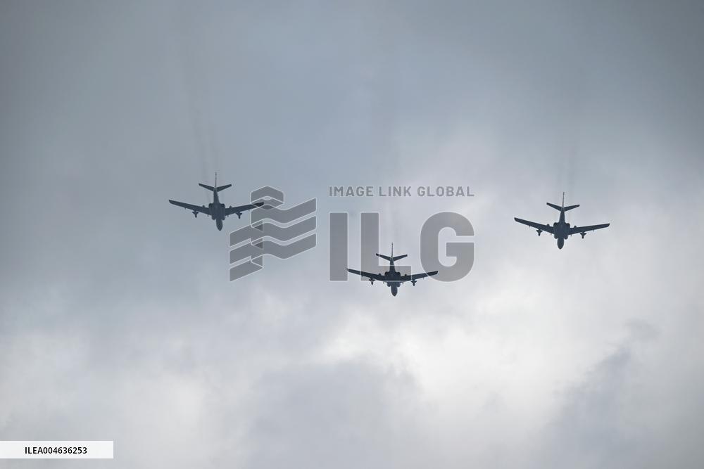 Flight Formation Exercise in Beijing