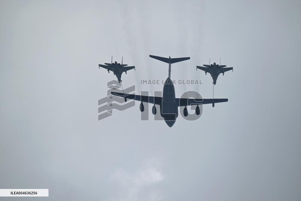Flight Formation Exercise in Beijing