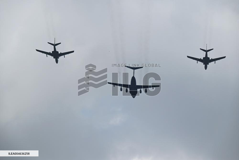 Flight Formation Exercise in Beijing