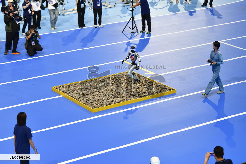 First World Humanoid Robot Games in Beijing