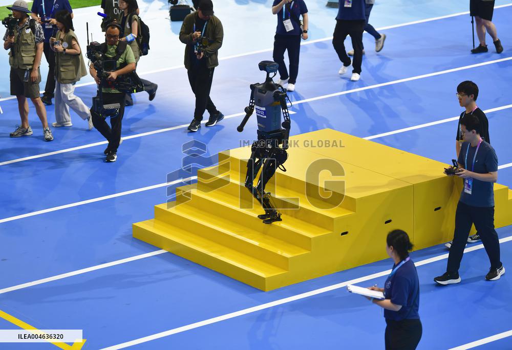 First World Humanoid Robot Games in Beijing