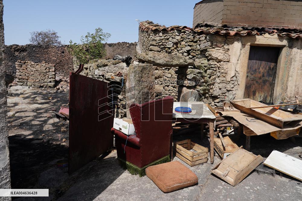 Fires in Cipérez and El Payo Spread Amid Wind and Heat - Spain