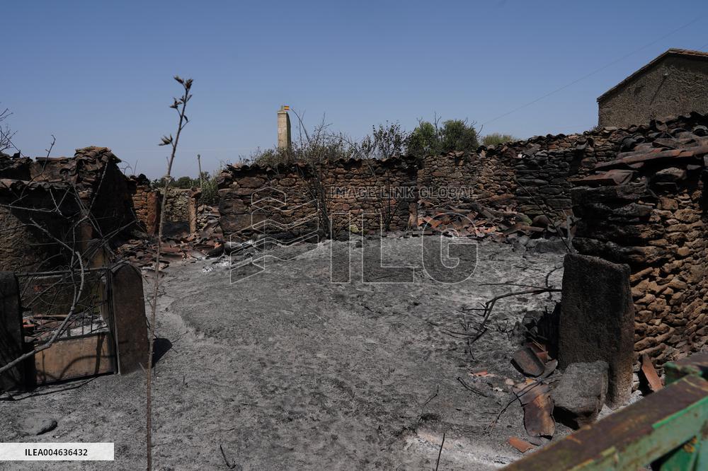 Fires in Cipérez and El Payo Spread Amid Wind and Heat - Spain