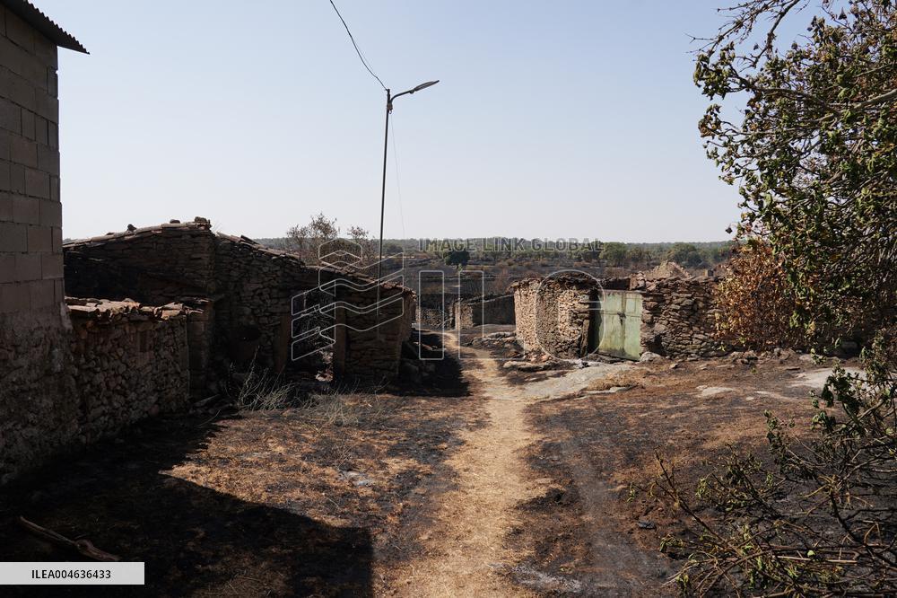 Fires in Cipérez and El Payo Spread Amid Wind and Heat - Spain