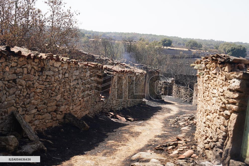 Fires in Cipérez and El Payo Spread Amid Wind and Heat - Spain