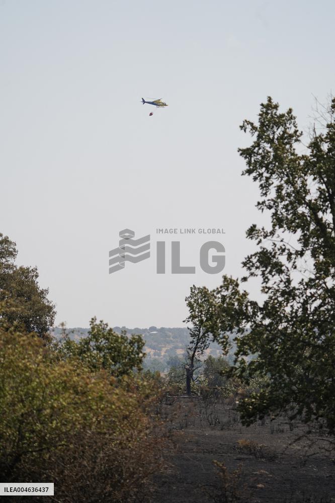Fires in Cipérez and El Payo Spread Amid Wind and Heat - Spain