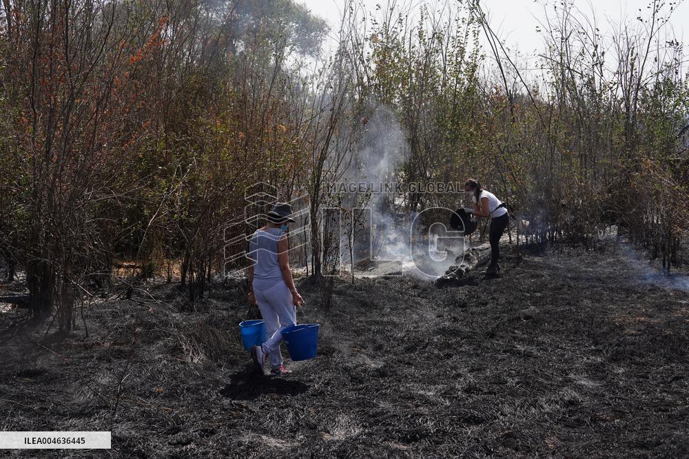 Fires in Cipérez and El Payo Spread Amid Wind and Heat - Spain