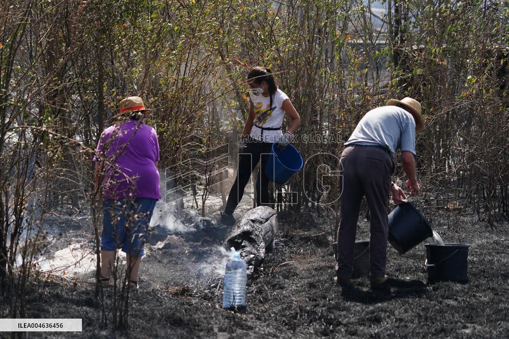 Fires in Cipérez and El Payo Spread Amid Wind and Heat - Spain