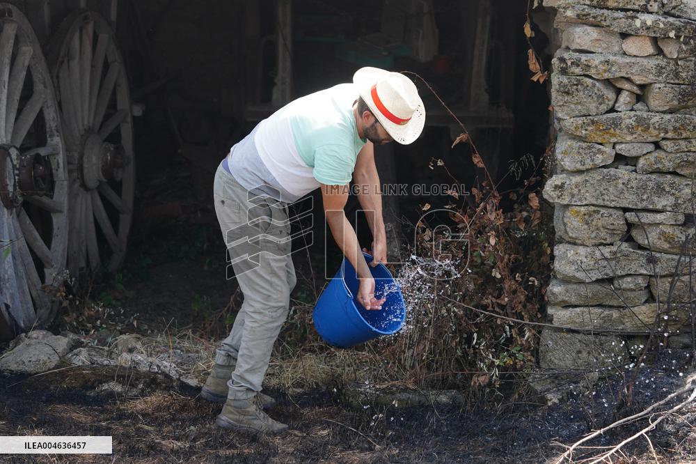 Fires in Cipérez and El Payo Spread Amid Wind and Heat - Spain