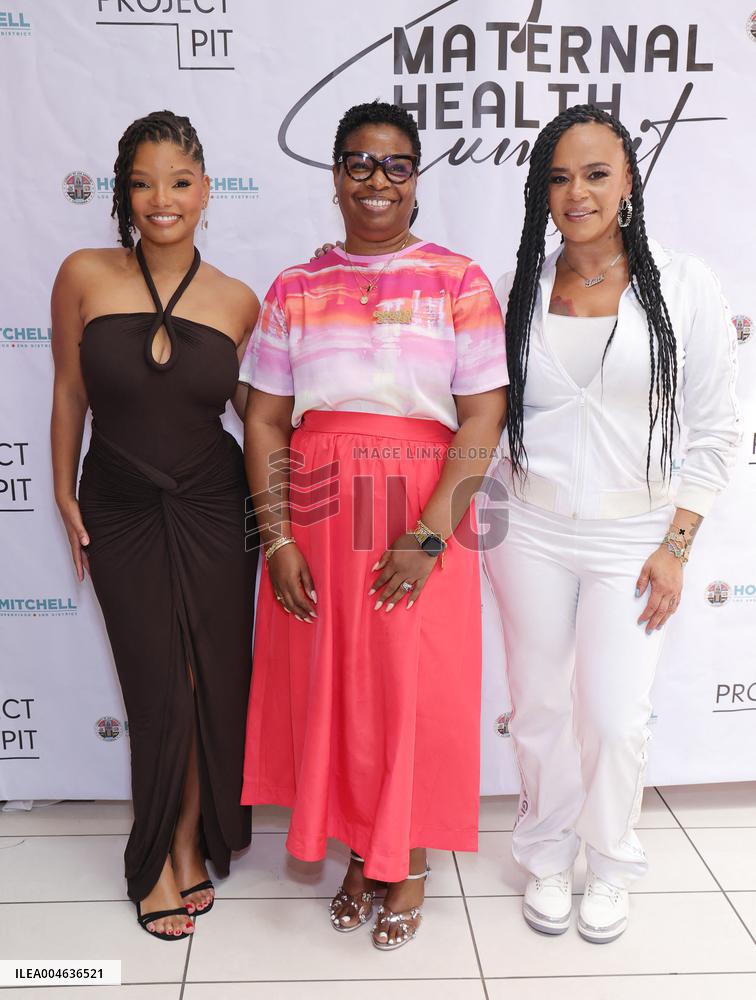 Project Pit's Maternal Health Summit Honors Halle Bailey And Faith Evans - LA