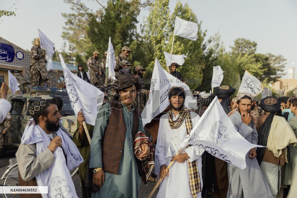 Fourth Anniversary of Taliban Takeover in Afghanistan - Herat
