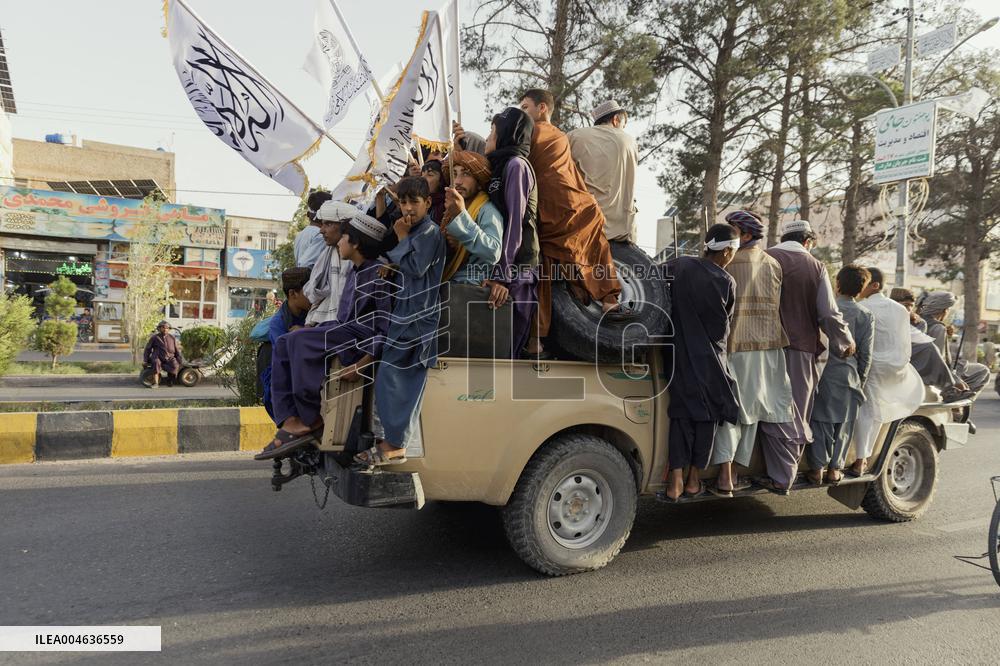 Fourth Anniversary of Taliban Takeover in Afghanistan - Herat