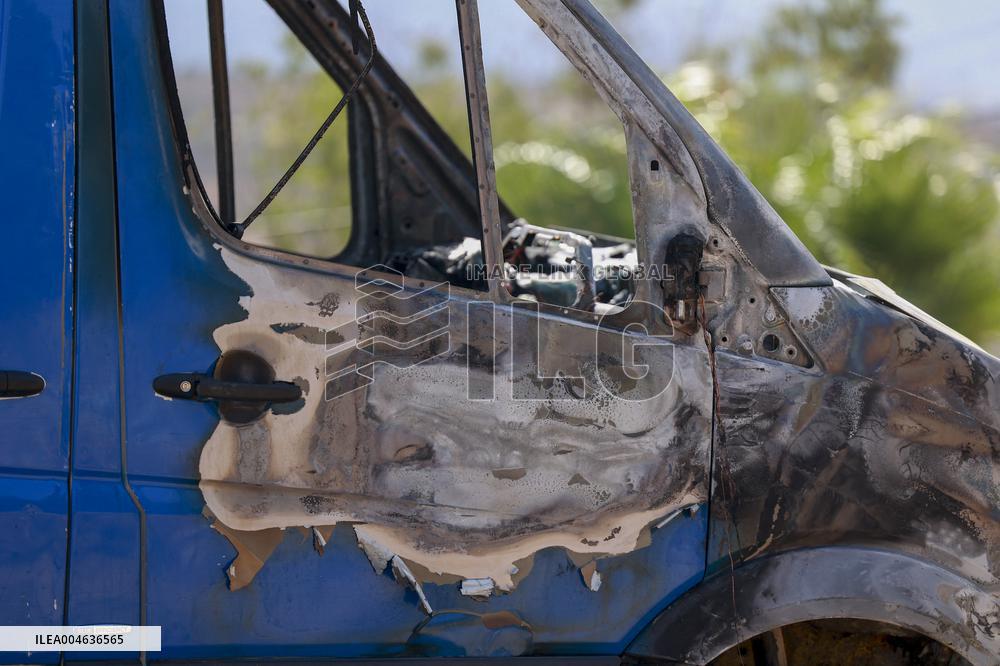 Settlers Attack Ramallah West - Bank
