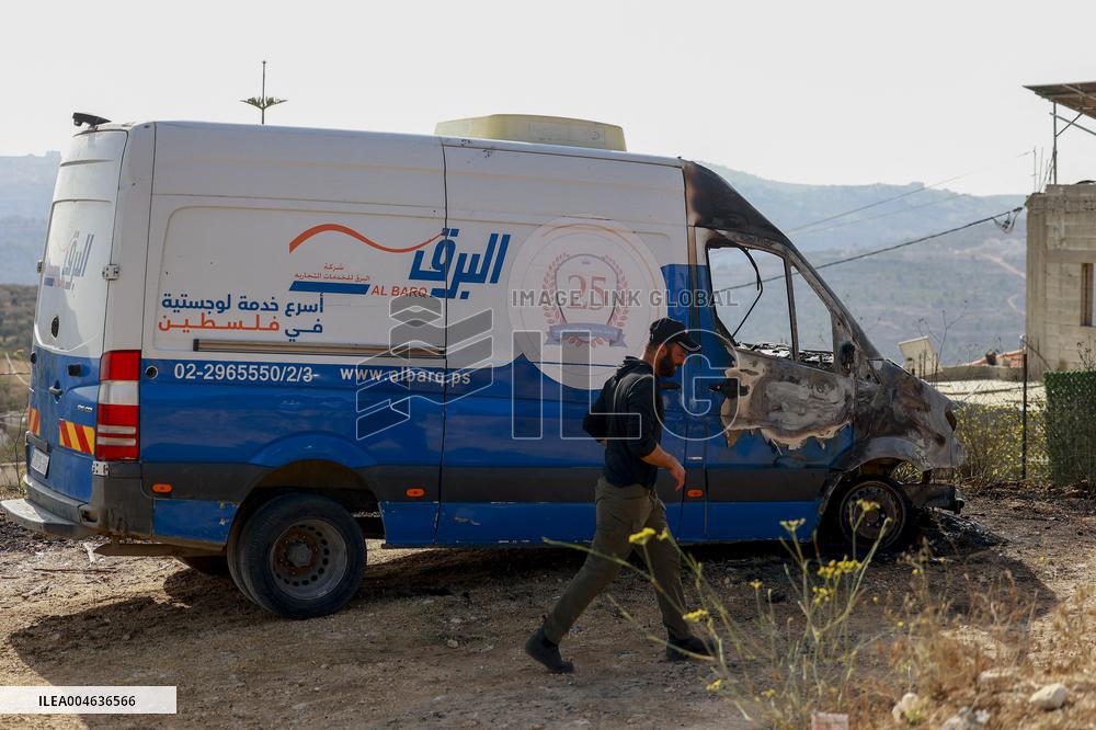 Settlers Attack Ramallah West - Bank