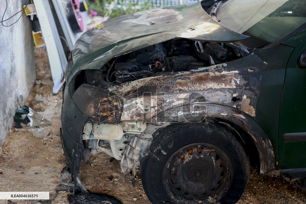 Settlers Attack Ramallah West - Bank