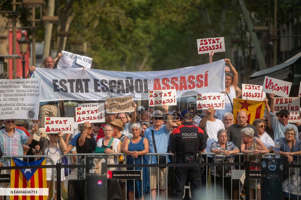 Barcelona Honors 17A Bombing Victims on 8th Anniversary - Barcelona