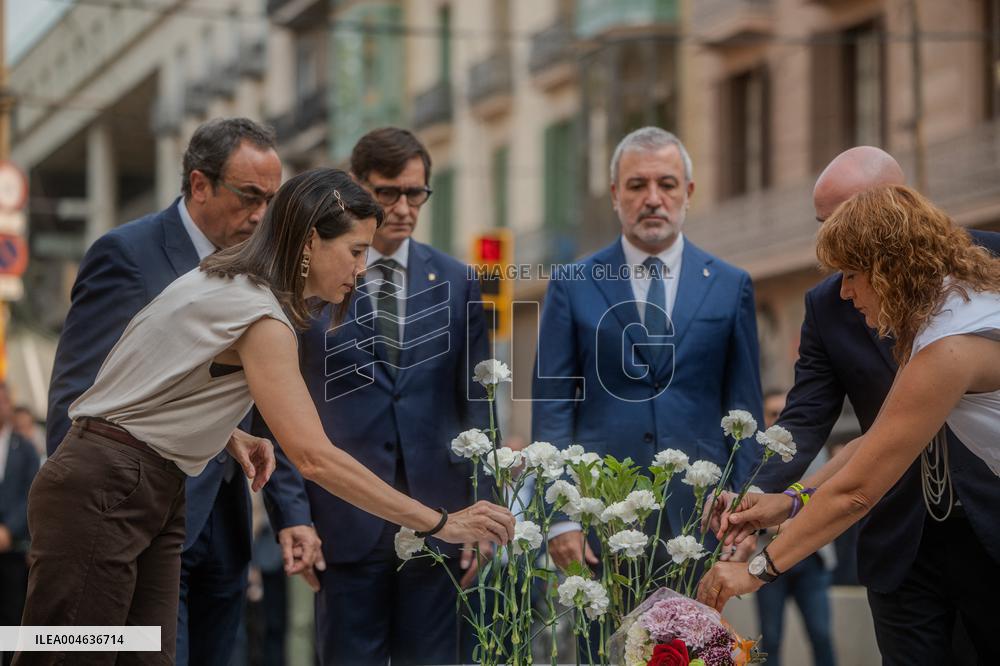 Barcelona Honors 17A Bombing Victims on 8th Anniversary - Barcelona