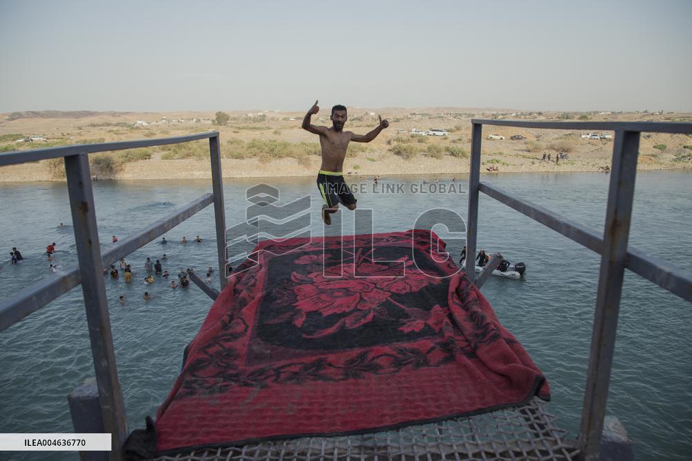 Summer Swimming Contest in Kurdistan - Iraq