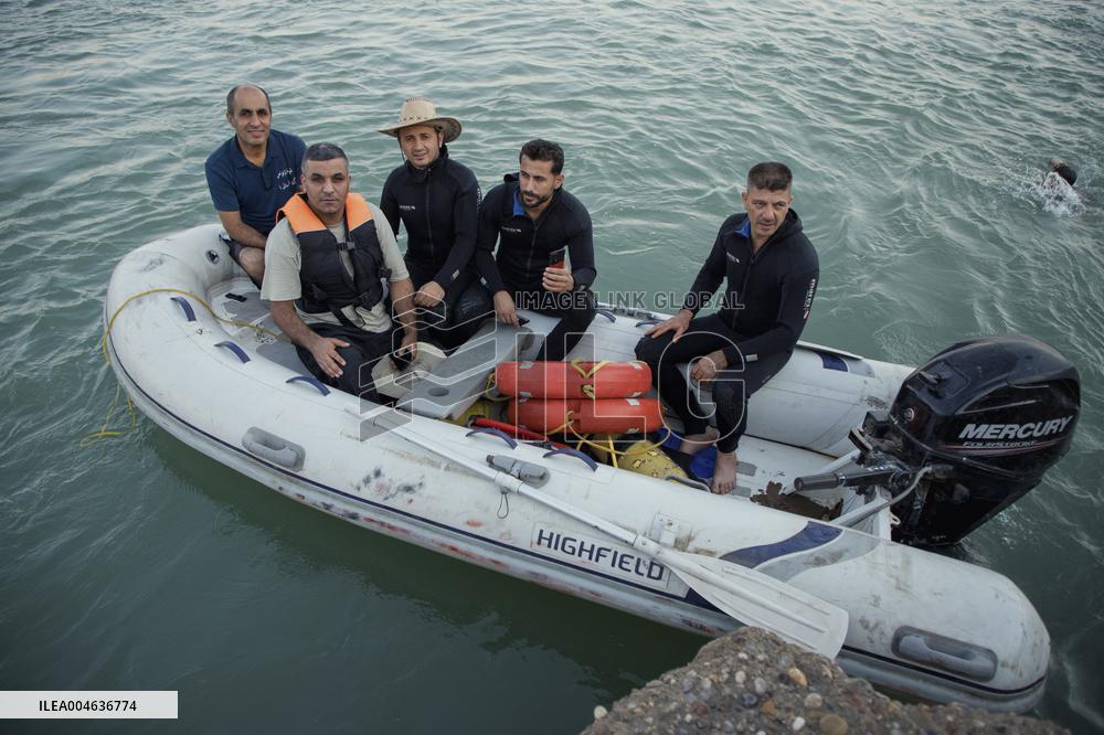 Summer Swimming Contest in Kurdistan - Iraq