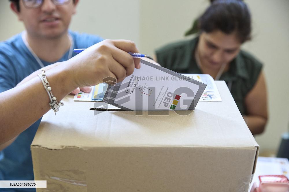 Bolivia 2025 General Elections in Madrid - Spain